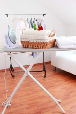 ironing board and other equipment